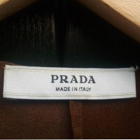Prada leather jacket with fringes