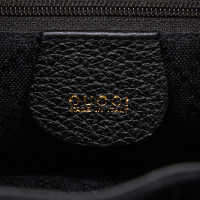 Gucci Bamboo Backpack aus Wildleder in Schwarz