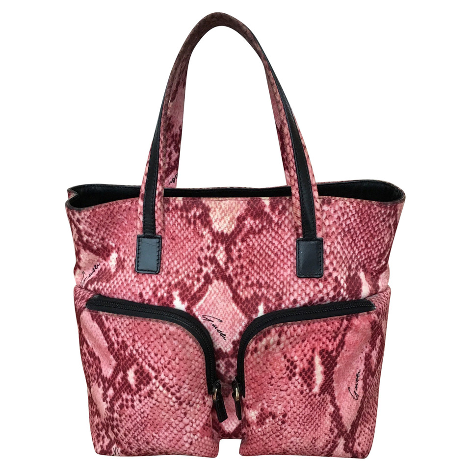 Gucci Handbag with snakeskin-look