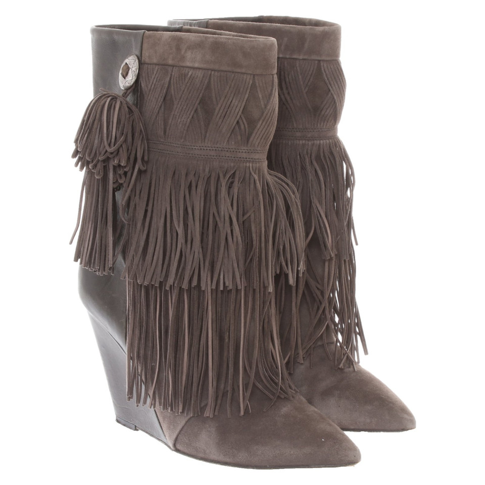 Isabel Marant Boots Leather in Taupe