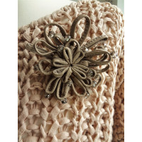 Brunello Cucinelli Chunky knit sweater with brooch