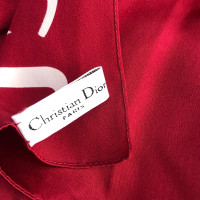 Christian Dior Zijden sjaal met logobedrukking