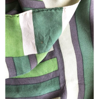 Yves Saint Laurent Silk scarf with striped pattern