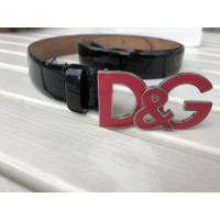 D&G riem met logo-sluiting