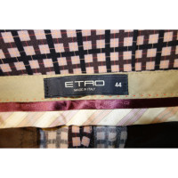 Etro Pleats-trousers with pattern