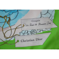Christian Dior Foulard en soie avec motif