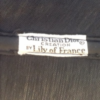 Christian Dior Bustier aus schwarzer Spitze