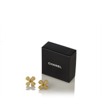 Chanel Goldfarbene Ohrringe