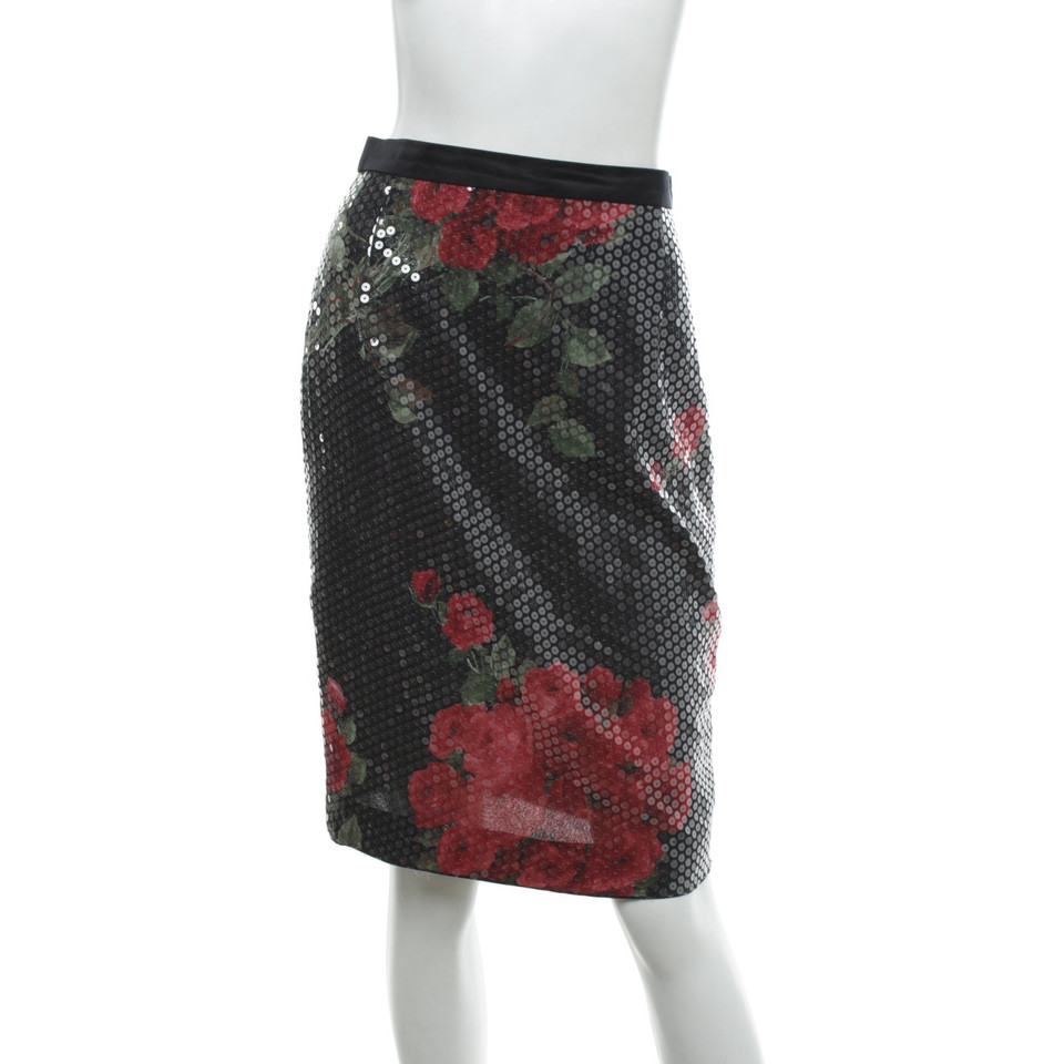Escada skirt with sequin trim