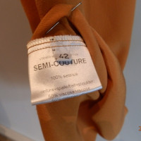 Semi Couture zijden jurk in oranje