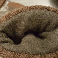 D&G Gants en laine avec empiècements en cuir