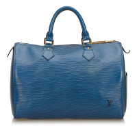 Louis Vuitton Speedy 25 Leer in Blauw