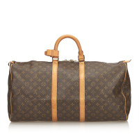 Louis Vuitton Keepall 55 en Toile en Marron