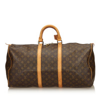 Louis Vuitton Keepall 55 en Toile en Marron