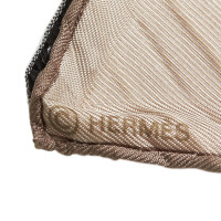 Hermès Pleated silk scarf