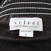 Velvet Kleid in Grau