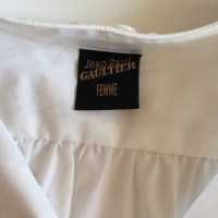 Jean Paul Gaultier Abito bianco con cintura