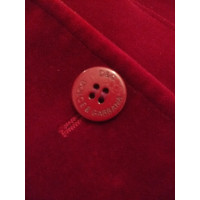 Dolce & Gabbana Fluwelen blazer in rood
