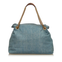 Gucci Soho Bag Jeans fabric in Blue