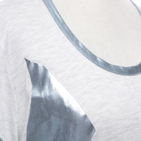 Balenciaga T-Shirt im Metallic-Look