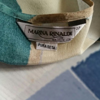 Marina Rinaldi Chemise en soie avec motif