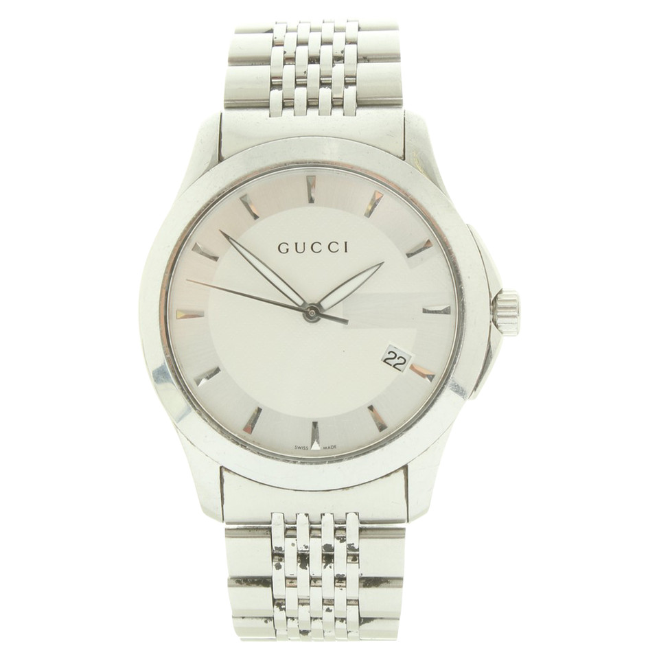 Gucci Armbanduhr aus Edelstahl 