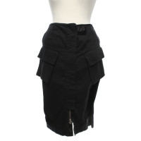 Dries Van Noten Skirt Cotton in Black