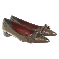 Fratelli Rossetti Slippers/Ballerinas Patent leather in Brown