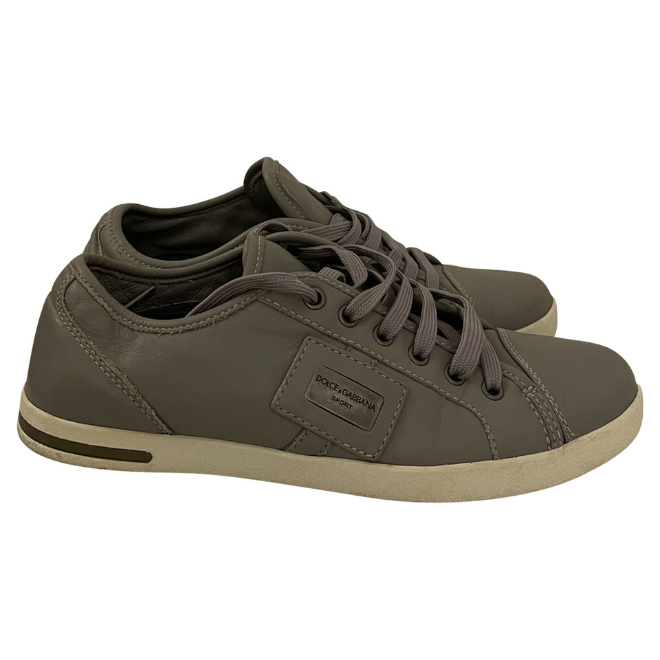 Dolce & Gabbana Trainers Leather in Grey