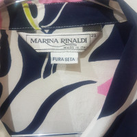 Marina Rinaldi Zijden blouse met patroon