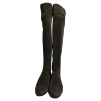 Navyboot Overknee-Stiefel aus Wildleder 