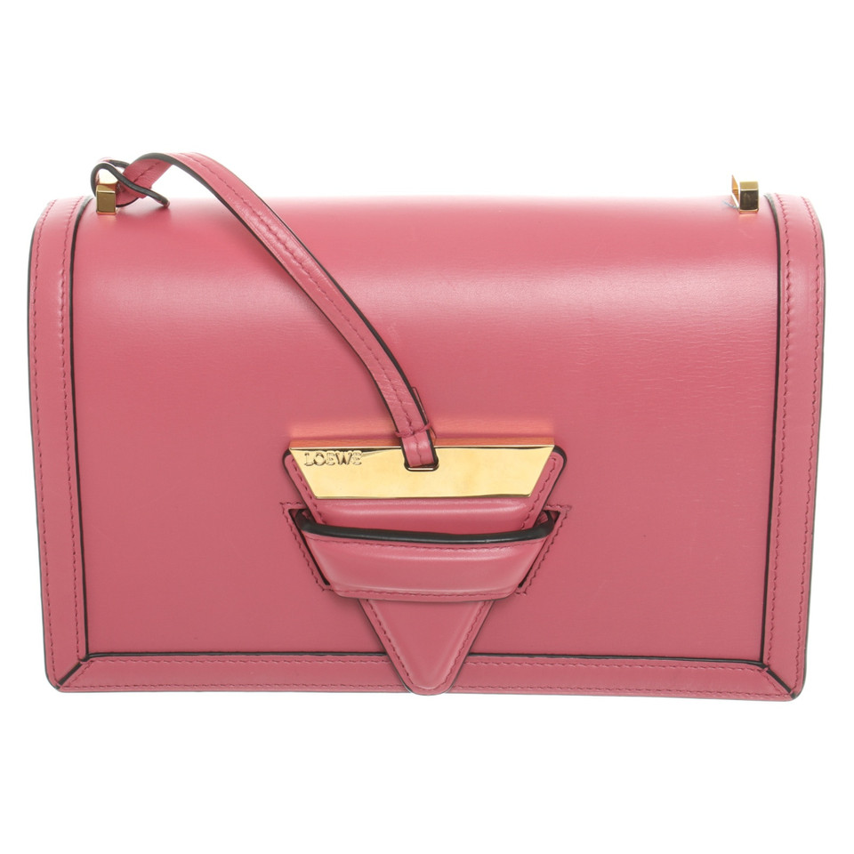 Loewe Barcelona Bag Leather in Pink