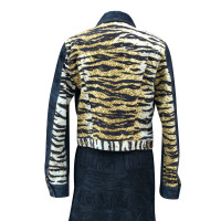 Dolce & Gabbana Jeans jacket with tiger print