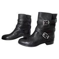 Gianvito Rossi Stiefeletten aus Leder in Schwarz