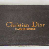 Christian Dior Schwarzer Wildledergürtel