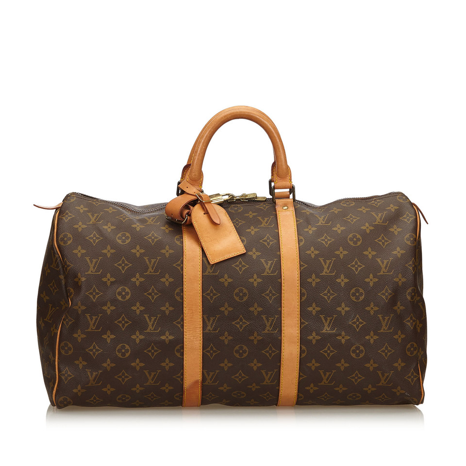 Louis Vuitton Keepall 50 Canvas in Bruin