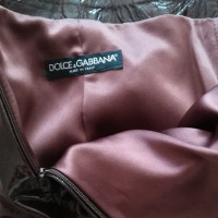 Dolce & Gabbana Rok in lakleder