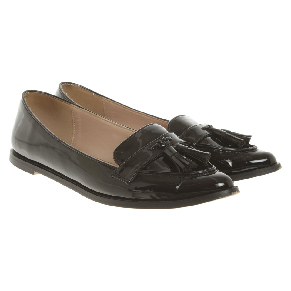 Kurt Geiger Slippers/Ballerinas Patent leather in Black