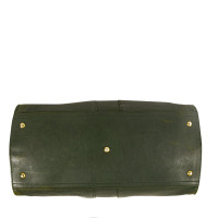 Saint Laurent Cabas Chyc Leather in Olive