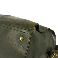Saint Laurent Cabas Chyc Leather in Olive