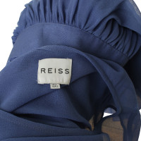 Reiss Blue dress with lace trim