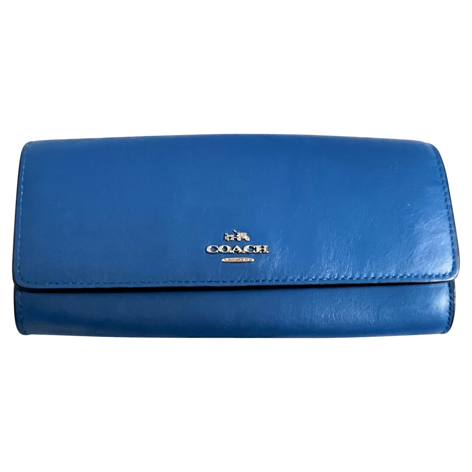 Coach Bag/Purse Leather in Blue