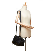 Givenchy Pandora Bag Small Leer in Zwart