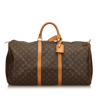 Louis Vuitton Keepall 55 en Toile en Marron