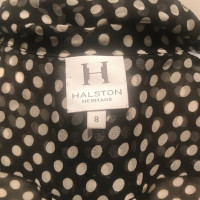 Halston Heritage Seidenbluse mit Muster