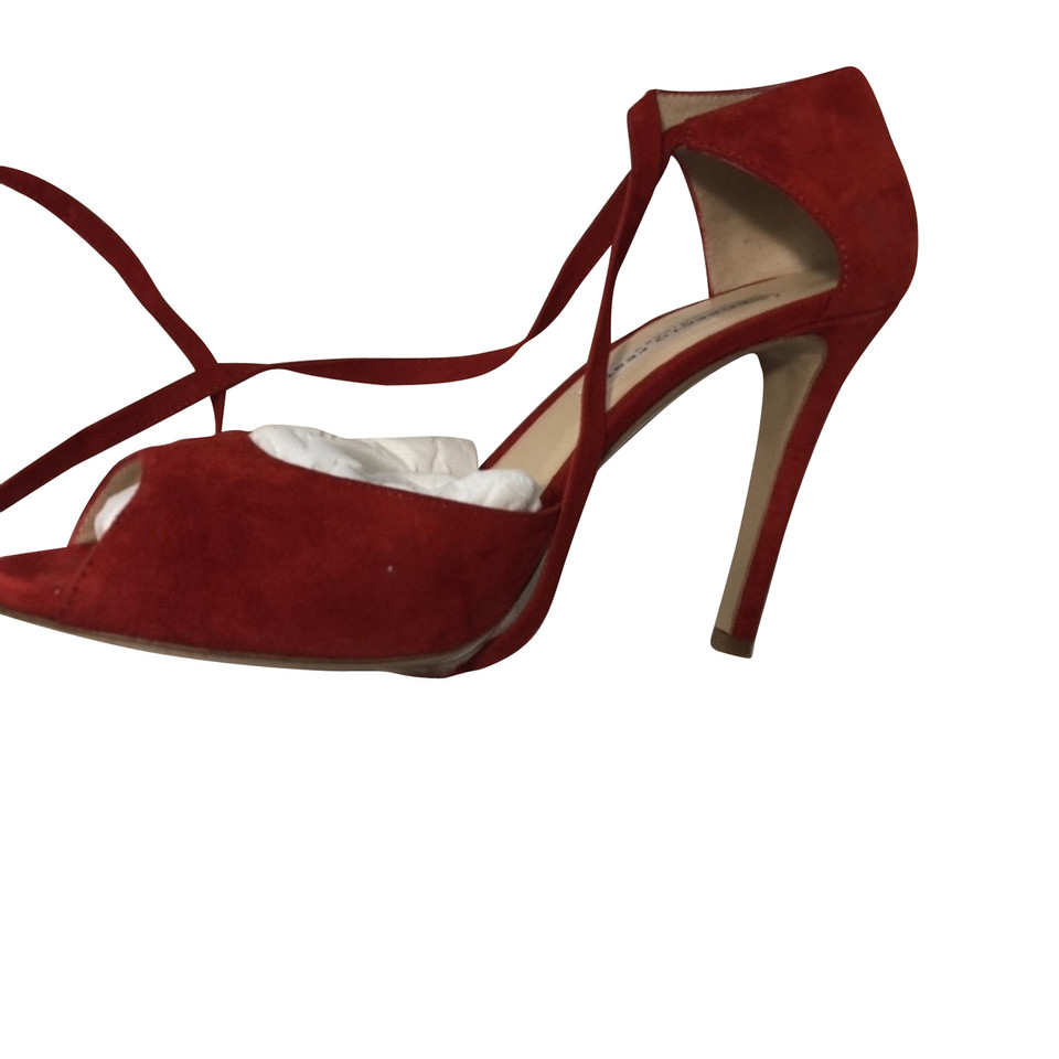 Roberto Festa Sandals Suede in Red