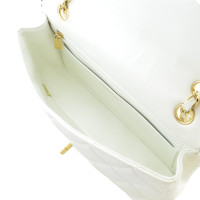 Chanel Classic Flap Bag Medium Leather in White