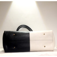 Lanvin Handtasche in Schwarz/Weiß