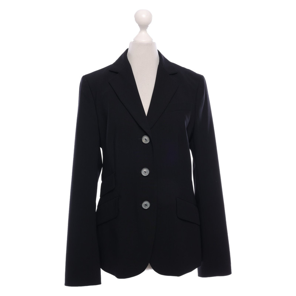 Windsor Blazer aus Wolle in Schwarz