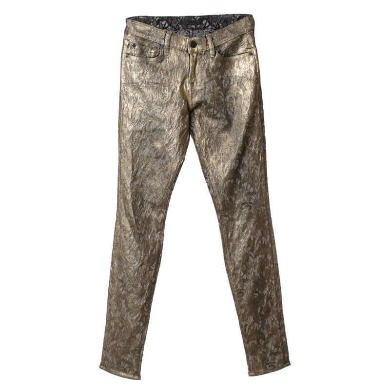 7 For All Mankind Pants in Brocade optics